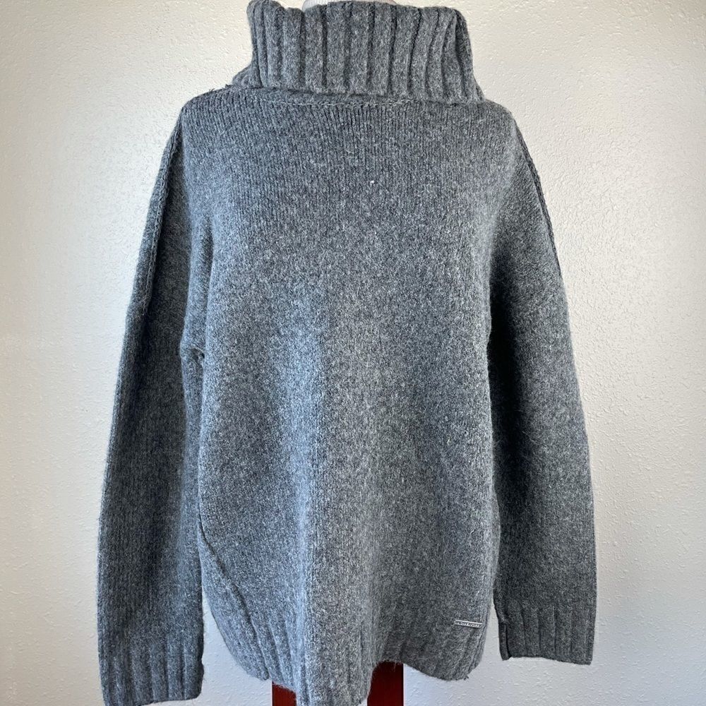 NWT Michael Kors Gray Turtle Neck Sweater Size L